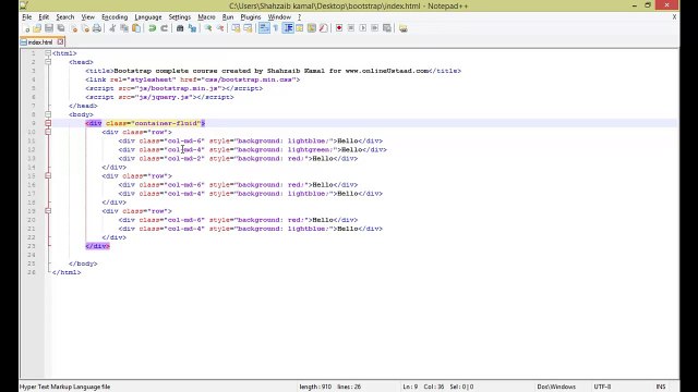 Bootstrap Framework in Urdu_Hindi Part 6 Containers