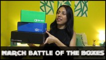 MARCH UNBOXING - LootCrate/SuperGeekBox/1UpBox - Battle of the Boxes