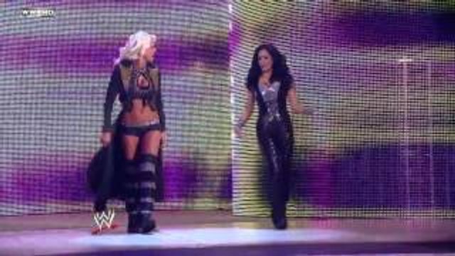 720pHD WWE Superstars 2011 Eve Torres & Gail Kim vs Melina & Maryse