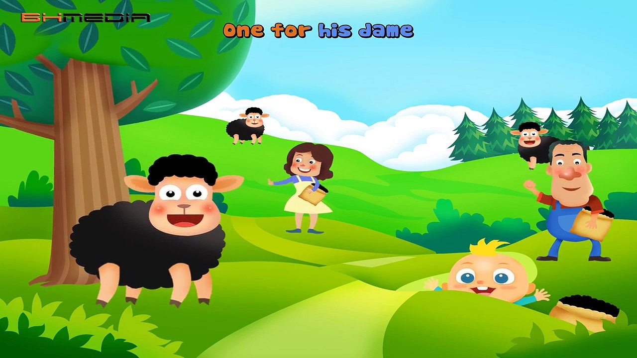 Baa Baa Black Sheep song karaoke with lyrics | Nursery Rhymes TV | Ultra HD 4K Music Video