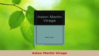 PDF  Aston Martin Virage Free Books