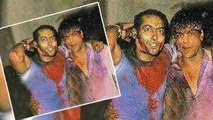 Salman Khan & Shahrukh Khan's Grand HOLI CELEBRATION - Flashback