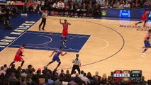Derrick Rose Baseline Dunk   Bulls vs Knicks   March 24, 2016   NBA 2015-16 Season