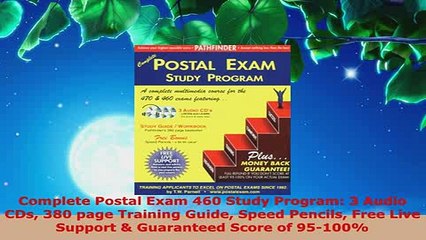 Download  Complete Postal Exam 460 Study Program 3 Audio CDs 380 page Training Guide Speed Pencils Read Online