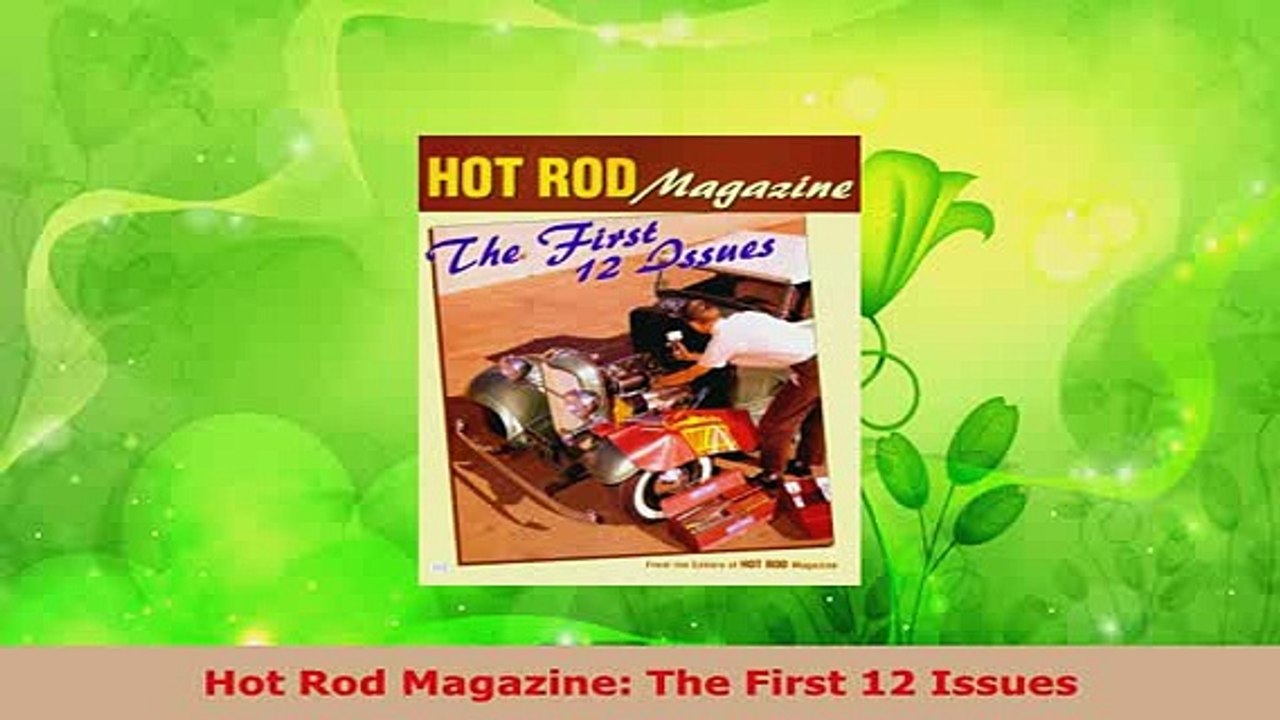 PDF  Hot Rod Magazine The First 12 Issues PDF Book Free