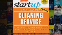 Start Your Own Cleaning Business StartUp Series
