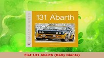 PDF  Fiat 131 Abarth Rally Giants PDF Book Free