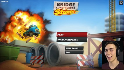 EXTREME TOW TRUCKING Bridge Contructor Stunts