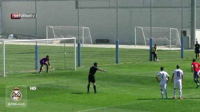 Borja Mayoral penalty for Spain U-19s