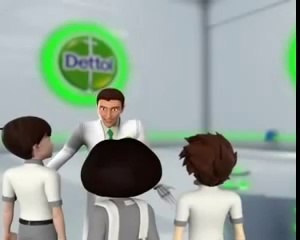 Shahid Afridi as Dettol Figher Cartoon