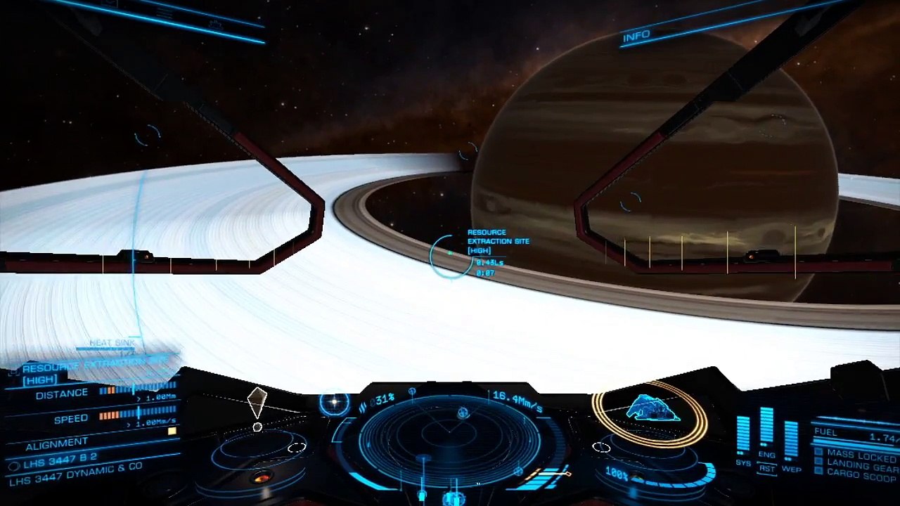 Elite Dangerous shooting some dudes