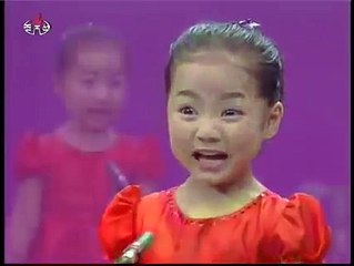 Cute Small Girl Sings Japanese Song on Stage -