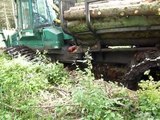 Timberjack 810D stuck in mud, extreme mud conditions