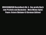 Download BROCKHAUSEN Bastelbuch Bd. 4 - Das große Buch zum Prickeln und Ausmalen - Mein Memo-Spiel: