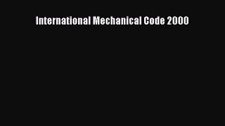 [Download PDF] International Mechanical Code 2000 Read Free