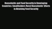 Read Households and Food Security in Developing Countries: Smallholders Rural Households' Efforts