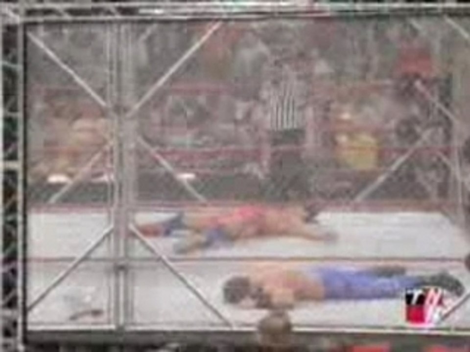 Kurt Angle vs Chris Benoit - Cage Match (1)