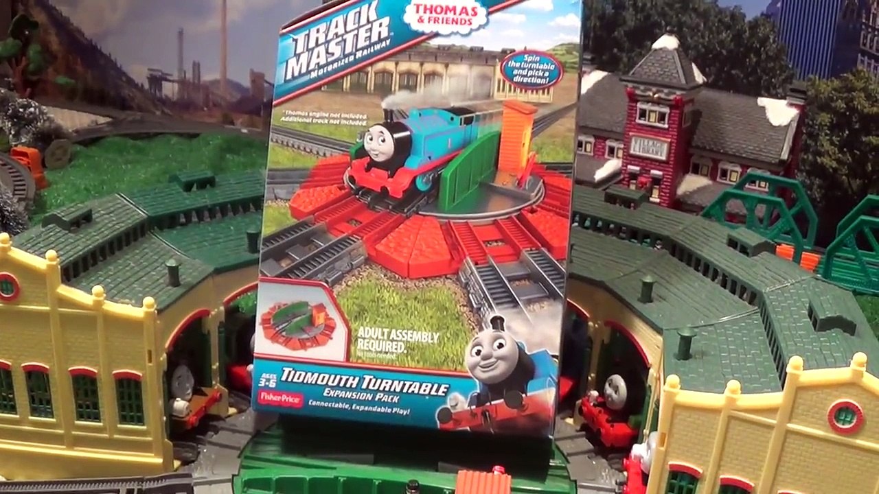 Thomas and Friends Toy Train Expansion Pack Trackmaster Tidmouth Turntable!