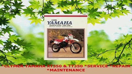 PDF  Yamaha XTTT 350 19851996 Service Repair Maintenance Free Books