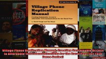 Village Phone Replication Manual Creating Sustainable Access to Affordable