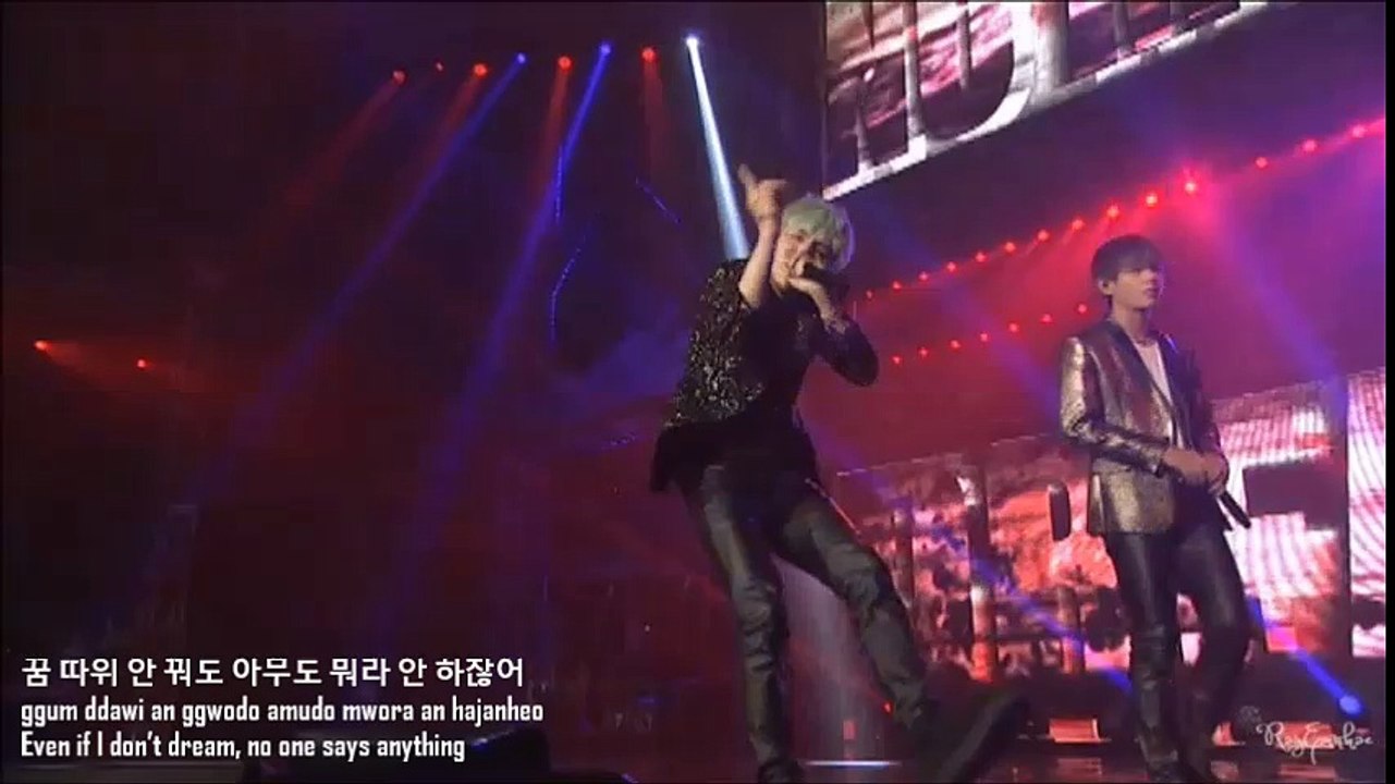 [ENG-KOR-ROM] 'NO MORE DREAM+N.O' BTS/ 방탄소년단 HYYH Pt.2  Live Concert On Stage