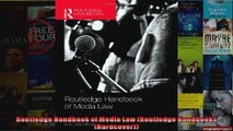 Routledge Handbook of Media Law Routledge Handbooks Hardcover