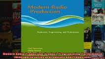 Modern Radio Production Product Programming Performance Wadsworth Series in Broadcast