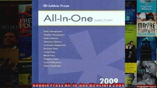 Gebbie Press AllInOne Directory 2009