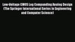 PDF Low-Voltage CMOS Log Companding Analog Design (The Springer International Series in Engineering