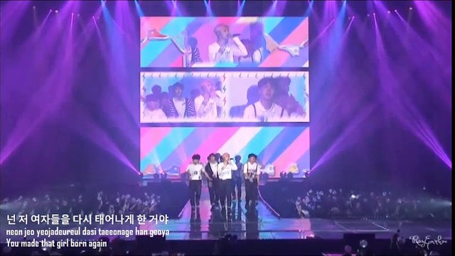 [ENG-KOR-ROM] 'Converse High+24/7=Heaven+Miss Right' BTS/ 방탄소년단 HYYH Pt.2 Live Concert On Stage