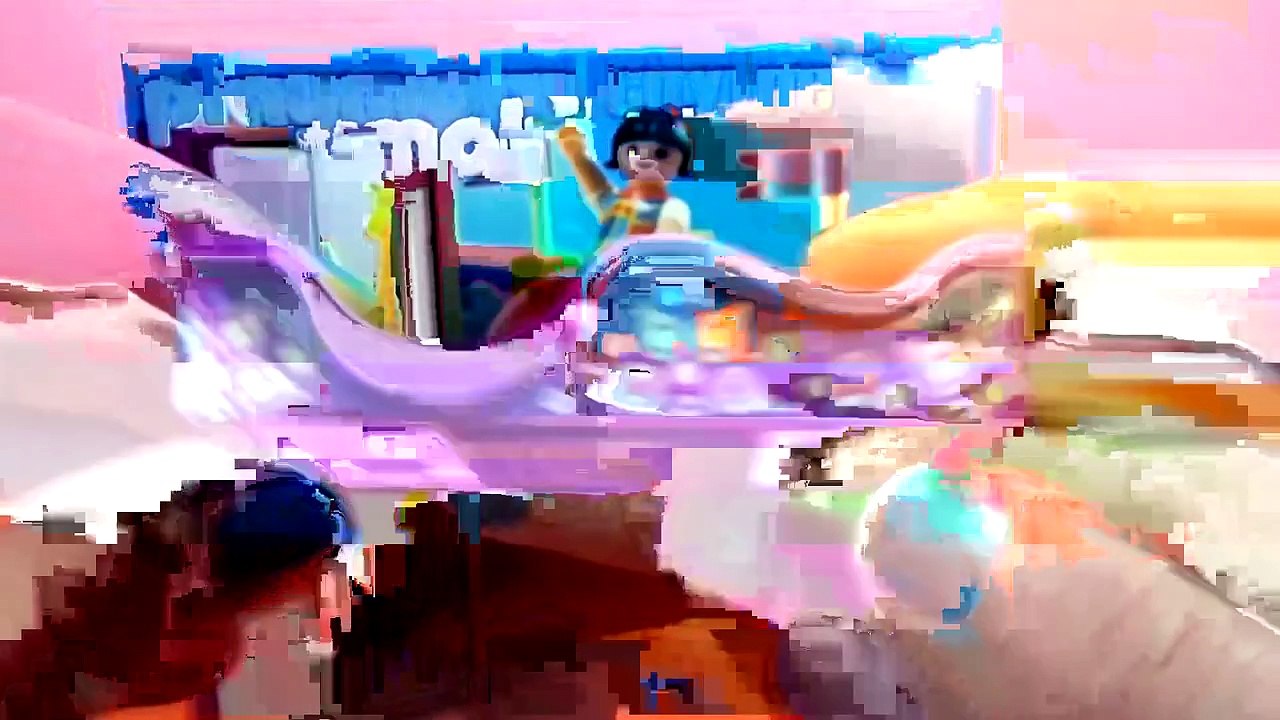 Playmobil 5579 Chambre à coucher d’enfant avec un lit en hauteur et un toboggan Playmobil