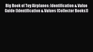 Download Big Book of Toy Airplanes: Identification & Value Guide (Identification & Values (Collector