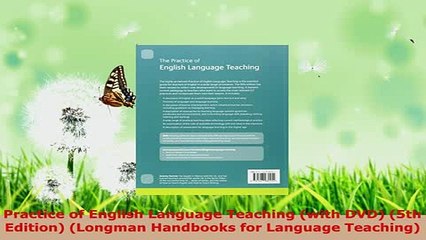 Download  Practice of English Language Teaching with DVD 5th Edition Longman Handbooks for Read Online