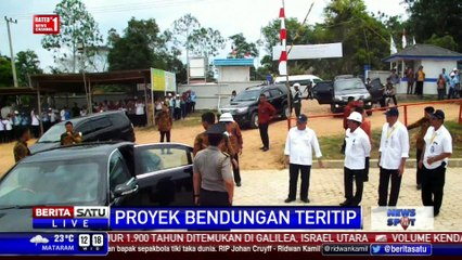 Presiden Tinjau Bendungan Teritip Balikpapan