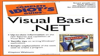 Read The Complete Idiot s Guide R  to Visual Basic  NET Ebook pdf download