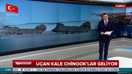 Uçan kale Chinook'lar geliyor!
