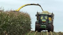 Mais Hakselen 2010 : Loonbedrijf Houten in Reijmerstok met John Deere 7810