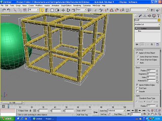 3ds max 7 basics latice sweep and multi sub object lecture in Hindi _ Urdu