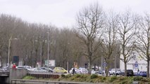 Manif à Caen contre la loi Travail aux abords de l'Orne le 24 mars 2016