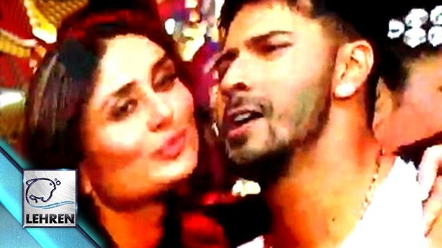 Kareena Kapoor KISSES Varun Dhawan On Stage