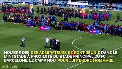 Football : à Barcelone, une minute de silence en hommage à Johan Cruyff