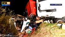 Allier: 12 morts dans une collision entre un minibus et un camion