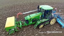 John Deere 8345RT / 7280R / 8330R / Fendt 936 vario - Ploughing & drilling wheat - Van der Eijk