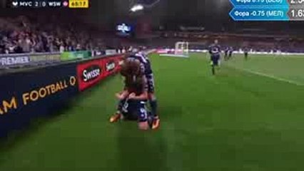 Melbourne Victory 2-0 Western Sydney Wanderers -  Bozanic 2nd Goal - 25.03.2016