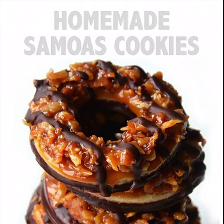 HOMEMADE SAMOAS COOKIES