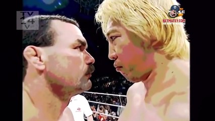 BRUTAL Fight - Don Frye vs Yoshihiro Takayama - Pride FC - BetMatey.com