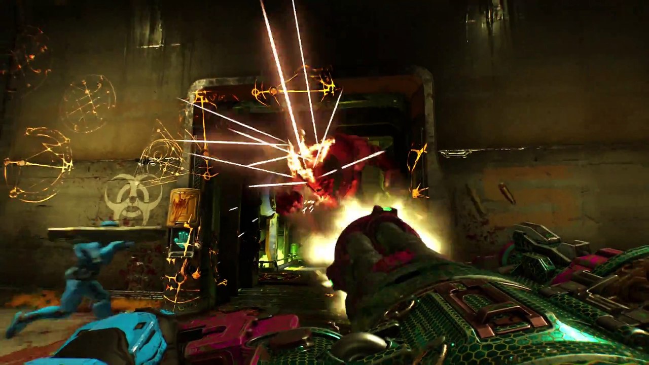 DOOM : des exécutions, des gros flingues et des power-up en vidéo