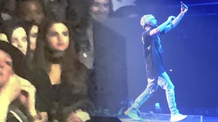 Selena Gomez assiste au concert de Justin Bieber