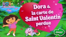 Jeux educatif pour Enfants Dora lexploratrice en Francais | La carte de la Saint Valentin