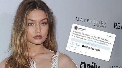 Gigi Hadid setzt einen Internet-Troll schachmatt